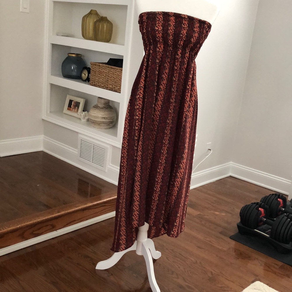 Patterson J Kincaid high low dress